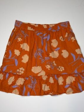 Rachel Zoe 100% Linen Mini Skirt Size-M
